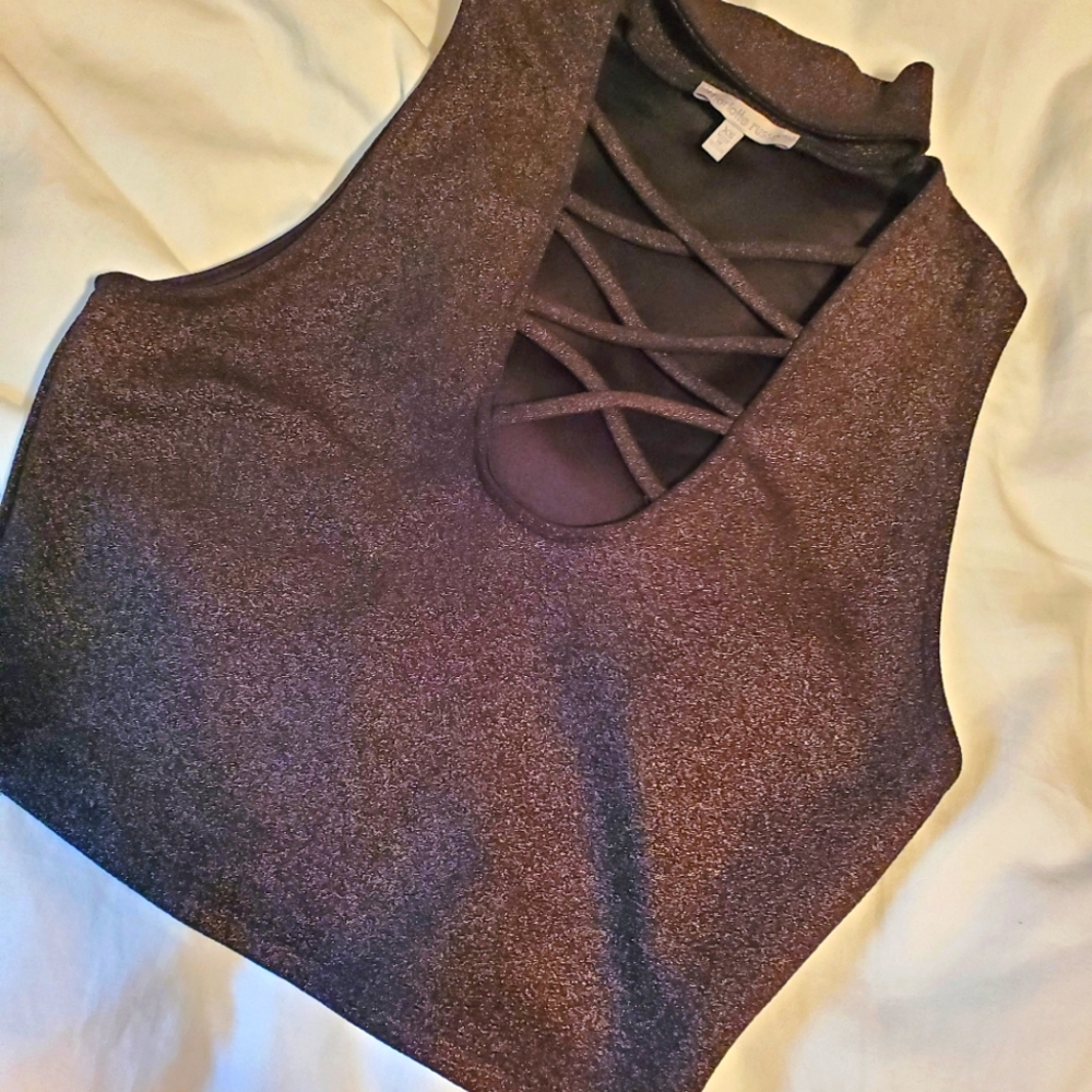 Choker Neck Crop Top